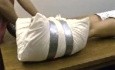 Ankle Immobilization Using A Pillow 