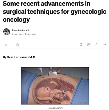 Some Recent Advancements in Surgical Techniques for Gyneacologic Oncology