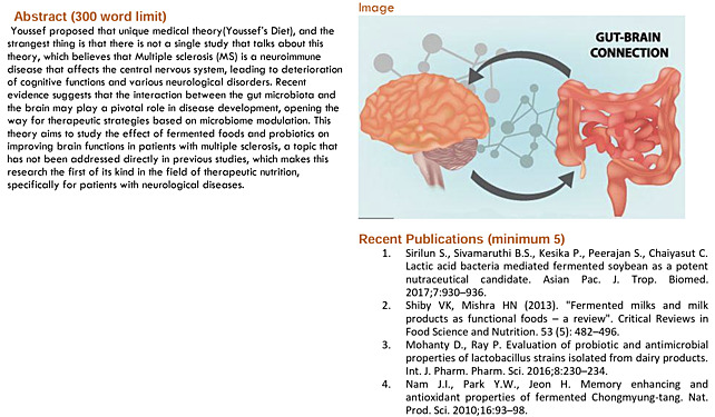 Gut Microbiota and Brain - Youssef`s Theory 3