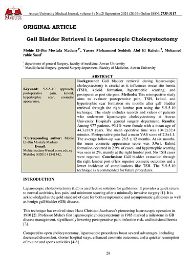 Gall Bladder Retrieval in Laparoscopic Cholecystectomy