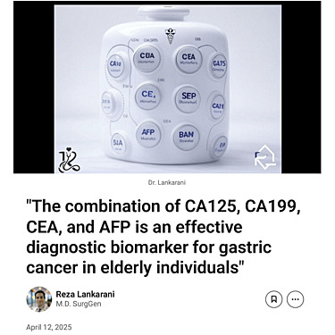 The Combination of CA125, CA199, CEA, and AFP is an Effective Diagnostic Biomarker for Gastric Cancer in Elderly Individual