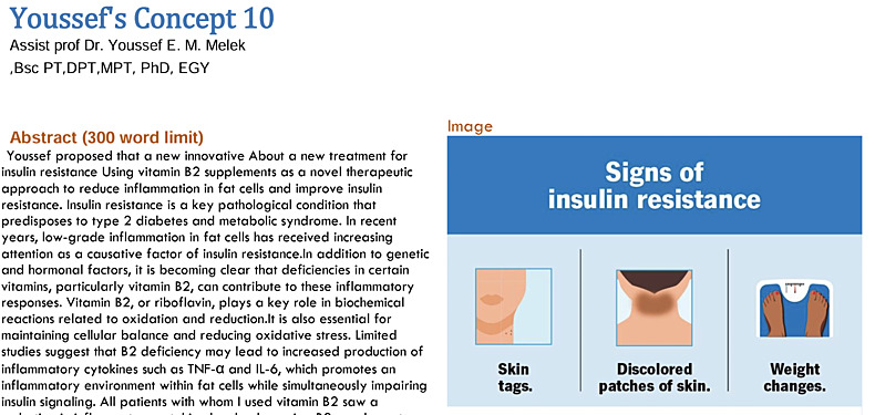 Insulin Resistance - Youssef`s Concept 10