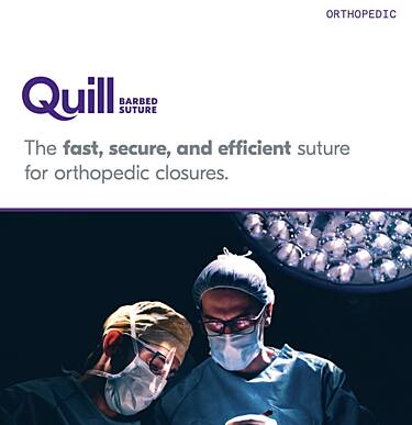  The Fast, Secure, and Efficient Suture for Orthopedics Closures