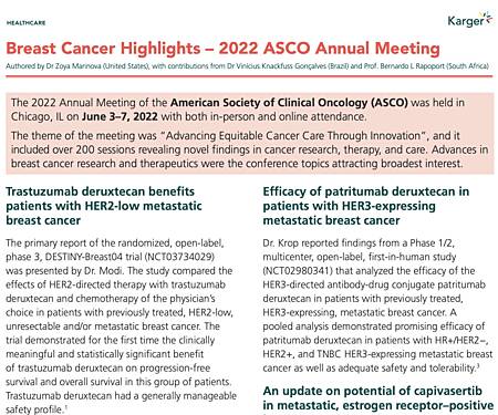Breast Cancer Highlights - 2022 ASCO Annual Meeting