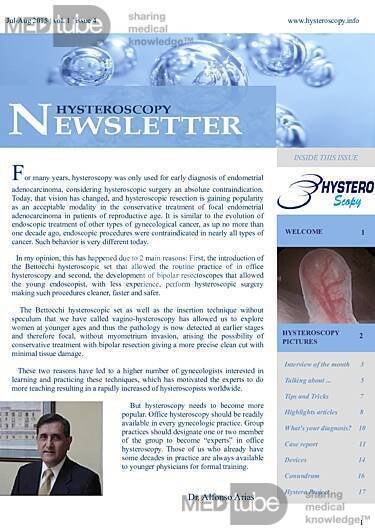 Hysteroscopy Newsletter Vol 1 Issue 4