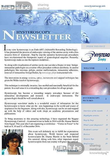 Hysteroscopy Newsletter Vol 2 Issue 3