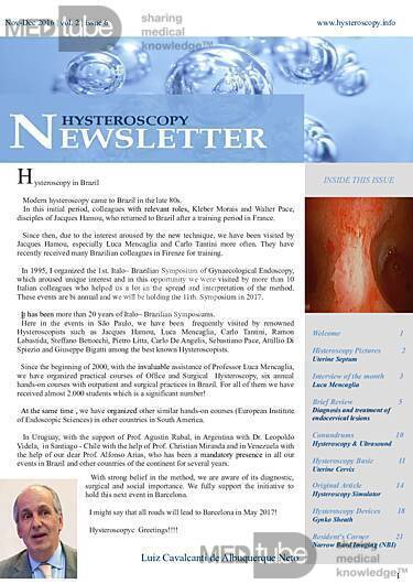 Hysteroscopy Newsletter Vol 2 Issue 6