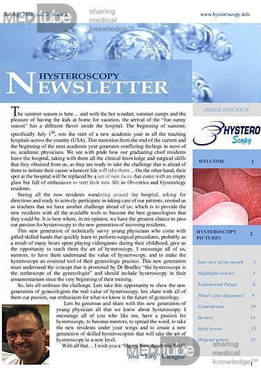 Hysteroscopy Newsletter Vol 2 Issue 4