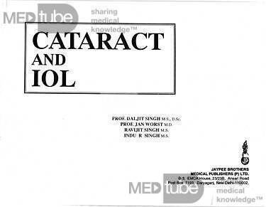 Cataract and IOL, a book