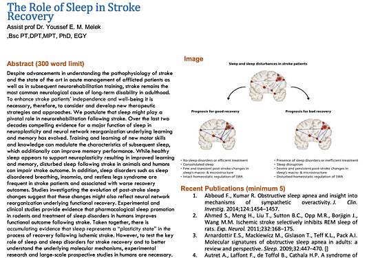 The Role of Sleep in Stroke Recovery