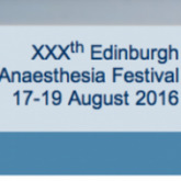 Edinburgh Anaesthesia Festival 2016