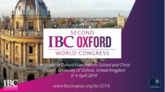 2nd IBC Oxford World Congress