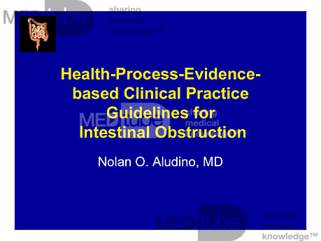 Intestinal Obstruction 