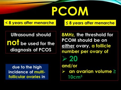 Adolescent PCO to Treat or not to Treat