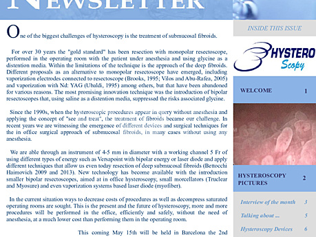 Hysteroscopy Newsletter Vol 1 Issue 3