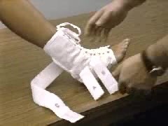Ankle Sprain Rocket Sock Splint
