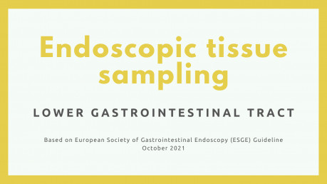 Endoscopic Tissue Sampling - Lower Gastrointestinal Tract