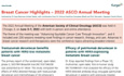 Breast Cancer Highlights - 2022 ASCO Annual Meeting