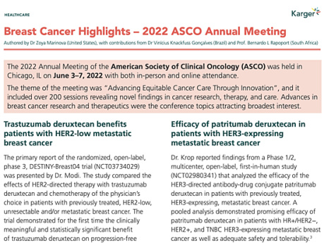 Breast Cancer Highlights - 2022 ASCO Annual Meeting