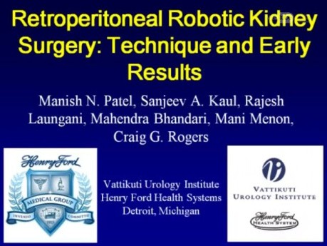 Retroperitoneal Robotic Kidney Surgery