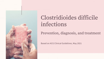 Clostridioides Difficile Infection