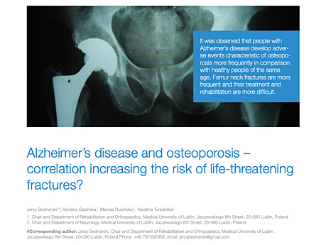 MEDtube Science 2014 - Alzheimer’s disease and osteoporosis – correlation increasing the risk of life-threatening fractures?