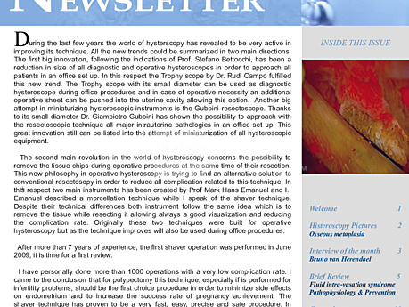 Hysteroscopy Newsletter Vol 3 Issue 3