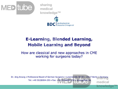 E-Learning, Blended Learning, Mobile Learning and Beyond