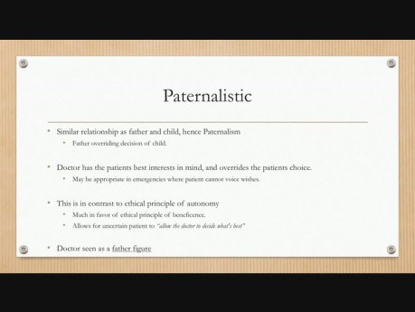 Medical Ethics 4 - Doctor - Patient Relationship
