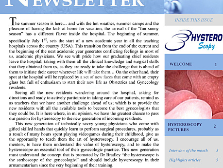 Hysteroscopy Newsletter Vol 2 Issue 4