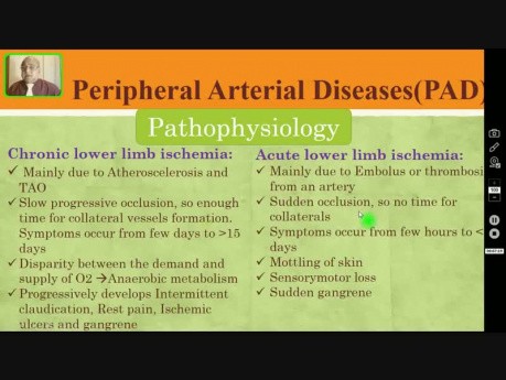 Peripheral Arterial Diseases - Limb Ischemia