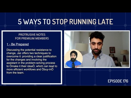 5 Ways to Stop Running Late - PDP176