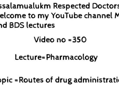 Routes of Drug Administration||Routes of drug administration in English||Bioavailability||First pass effect||