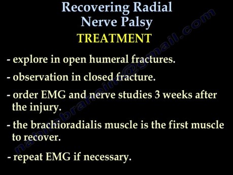Radial Nerve Palsy - Recovery after Injury - Part 2
