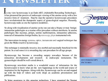 Hysteroscopy Newsletter Vol 2 Issue 3