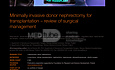 MEDtube Science 2014 - Minimally invasive donor nephrectomy for transplantation – review of surgical management